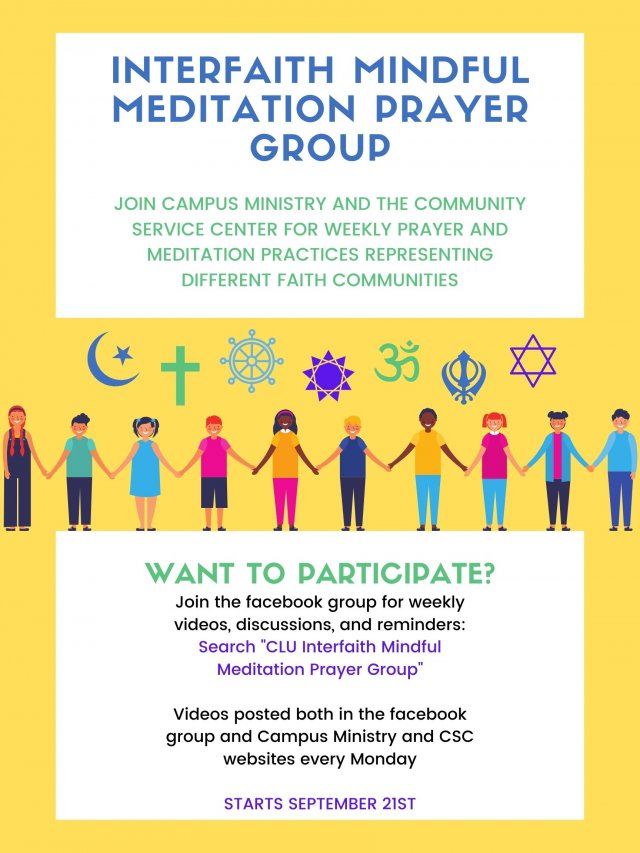 Interfaith Mindful Meditation Prayer Group