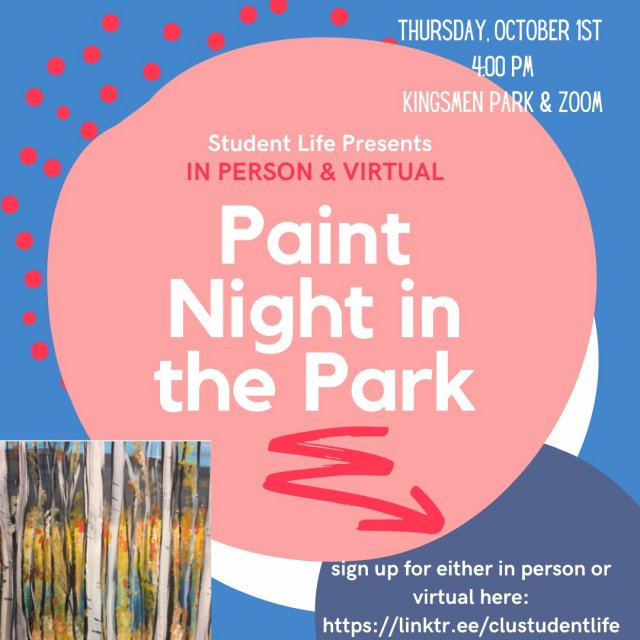 Paint Night in the Park (On Campus & Virtual)