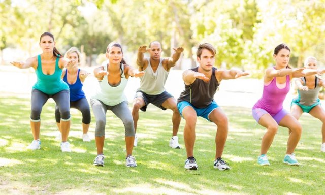 Group Fitness in the Park