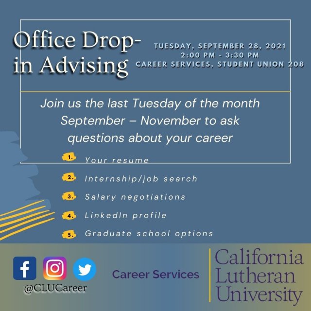 Office Drop-in Advising
