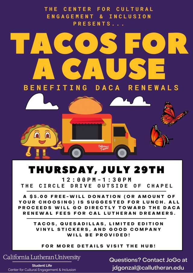 Tacos for a Cause: DACA Renewal Benefit Program 
