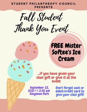 Fall Student Thank You Event