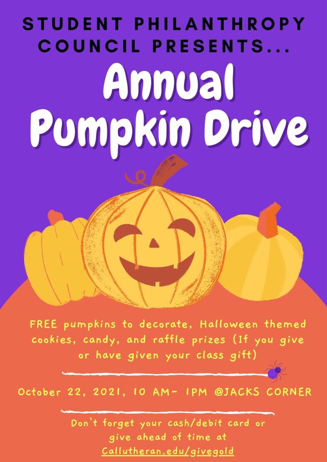 SPC's Annual Pumpkin Drive