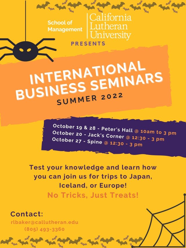 School of Management International Business Seminar Trivia