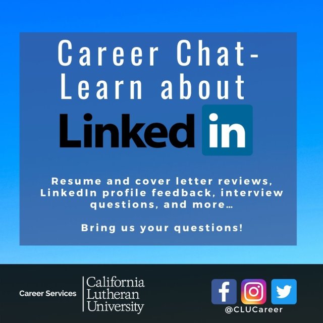 Career Chat - Learn about LinkedIn