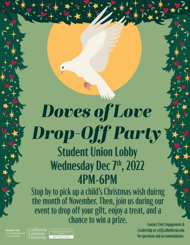 Doves of Love Drop-Off Party