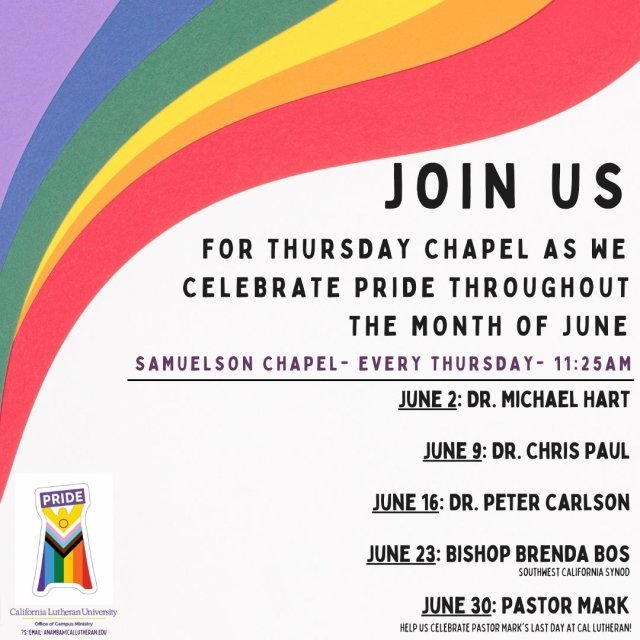 Pride Month in the Chapel