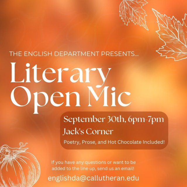 Literary Open Mic