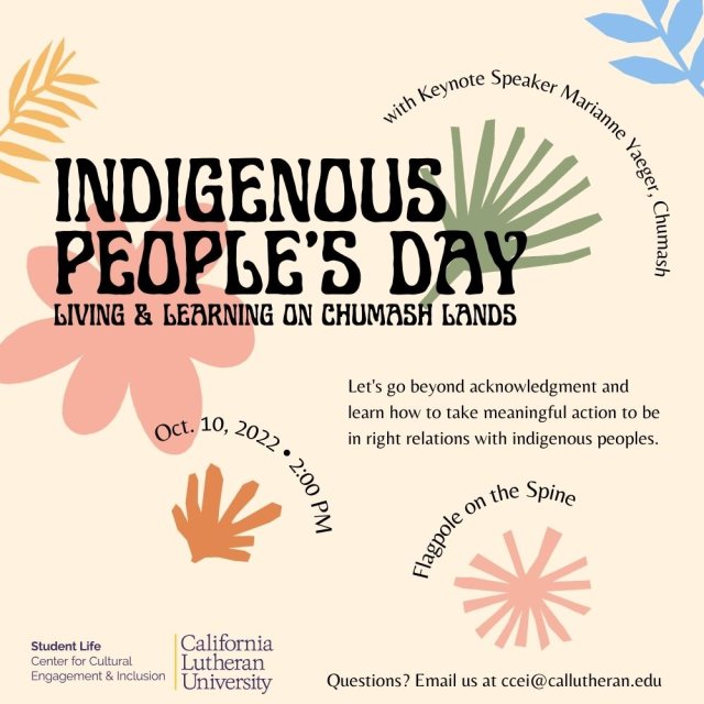 Indigenous People's Day: A Story of Creation									