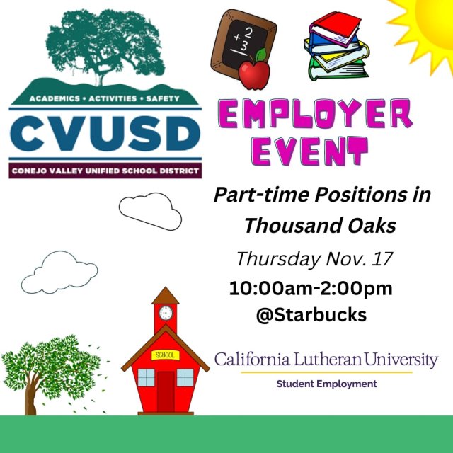 Conejo Valley Unified School District Recruitment Table