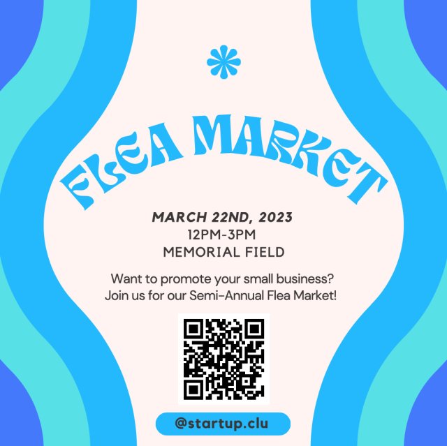 Entrepreneurship Club's Semi-Annual Flea Market