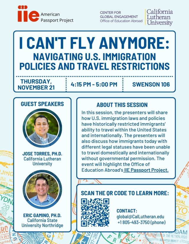 I Can't Fly Anymore: Navigating U.S. Immigration Policies and Travel Restrictions