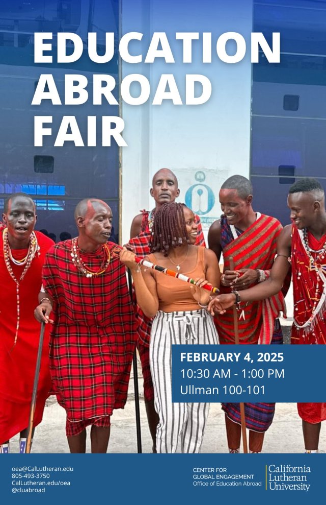 OEA Education Abroad Fair, Spring 2025